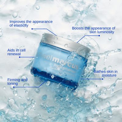 michael marcus Hydromarine Tightening Face Moisturizer - Moisturizing, Lifting &amp; Recovery Night Cream for Women &amp; Men - Anti Aging Facial Cream Day &amp; Night Cream with Niacinamide - (1.7oz Jar)