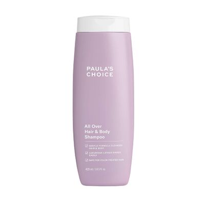 Paula&#39;s Choice All Over Hair Shampoo &amp; Body Wash, Fragrance Free, Safe for Color Treated Hair, 14.5 Ounce