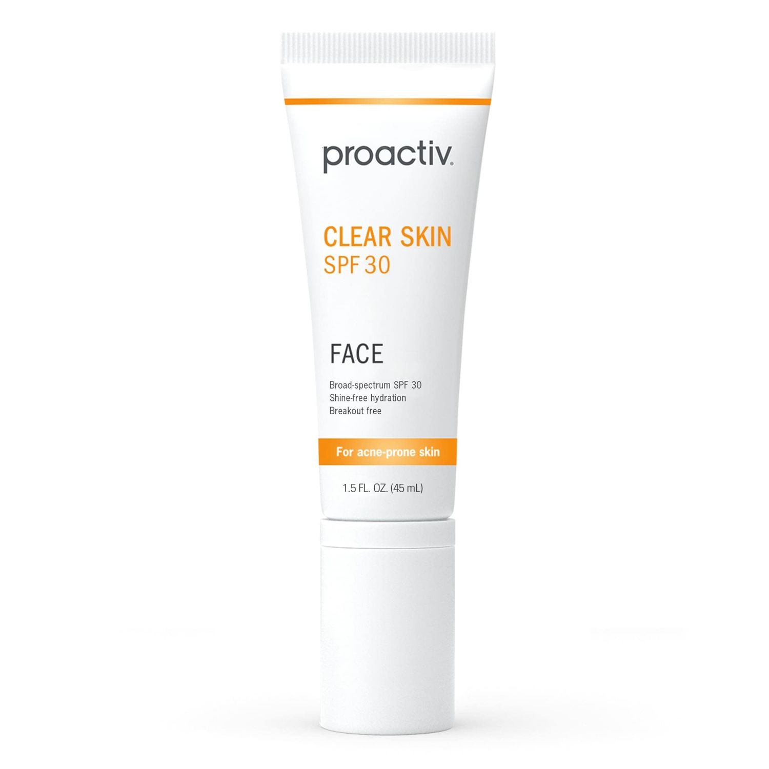 Proactiv Clear Skin Face Sunscreen Moisturizer With SPF 30 - Hydrating SPF Lotion And Sensitive Skin Sunscreen For Oily Skin And Acne-Prone Skin, Oil Free Matte Skincare Sunscreen, 1.5oz