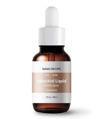 Korean Bakuchiol Concentrate Mix 2 Drops In Any Step of Your Skin Care Routine Retinol Alternative Non GMO Vegan Certificate Safe Natural Botanical Antioxidant Cold Pressed 10000ppm 30ml