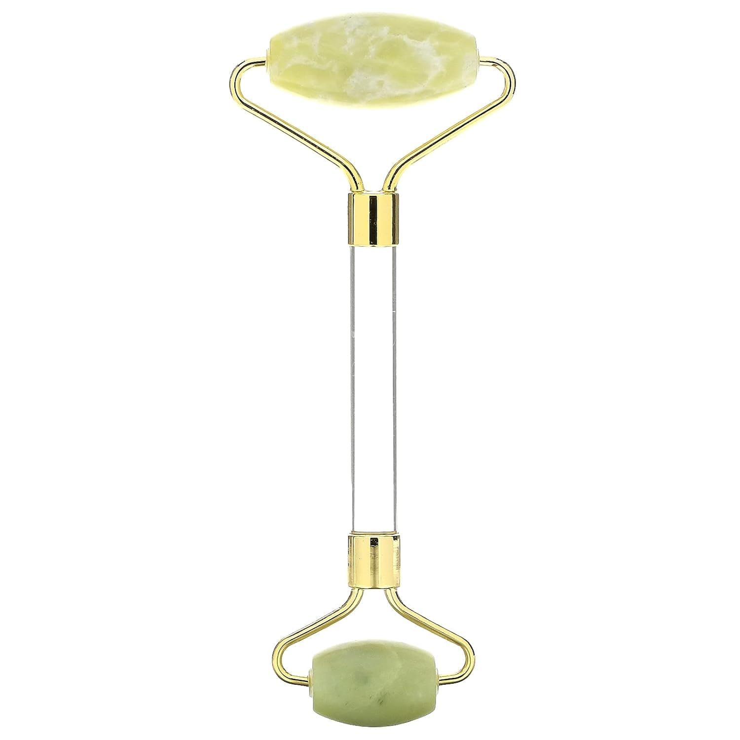 Mei Apothecary - Jade Stone Face Roller | Face Roller Massager Tool to Soothe and Promote Radiant Skin | Facial Roller for Women | Authentic Xiuyan Jade Roller for Eyes