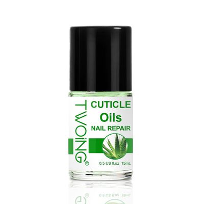 YTRUNS 0.5FL.OZ Cuticle Oil, Nail Growth Oil Natural Aloe oil blended with jojoba oil, Vitamin E Nail Cuticle Oil for Repairs Cuticles Overnight Moisturizes and Strengthens Nails Cuticles