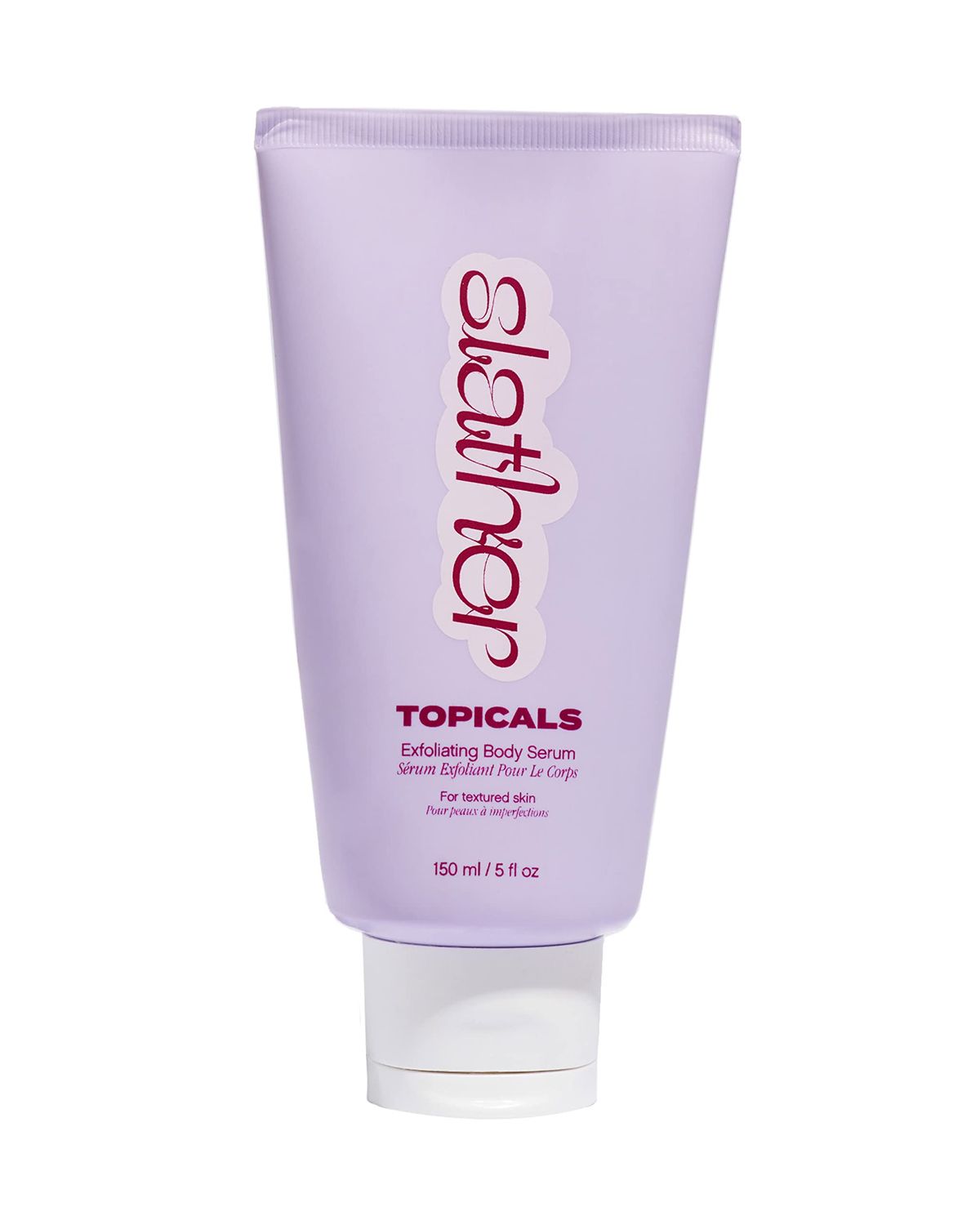 Topicals Slather Exfoliating Body Serum - With Retinol, Squalane, Urea and AHAs for Bumpy, Rough or Textured Skin - AHA Exfoliating Serum for Body (5 Fl Oz)
