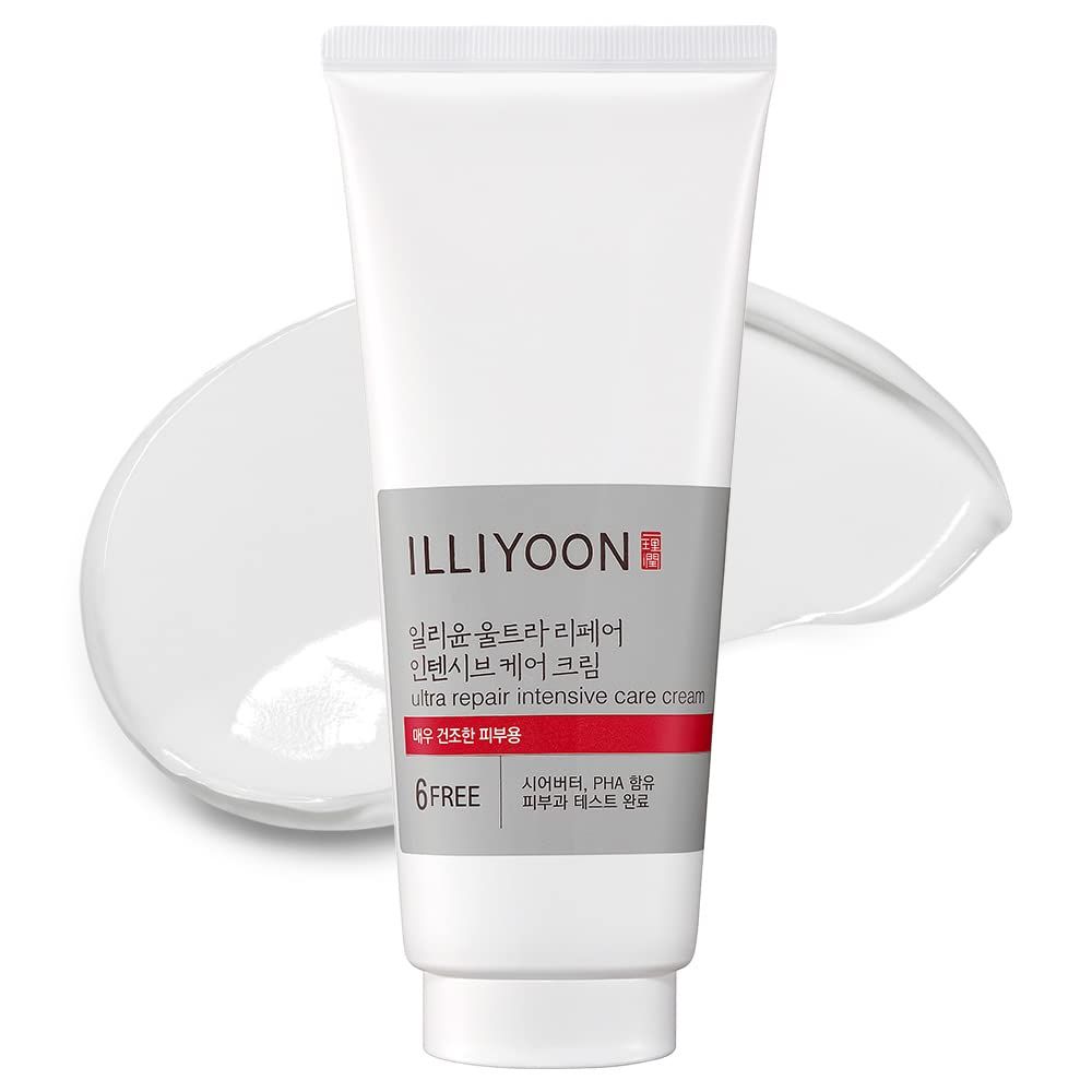 Illiyoon Ultra Repair Intensive Care Cream 200ml(6.76 Fl Oz) | Skin Moisturizing Lotion for Face and Body | Enhancing Skin Barrier Moisturizer for Dry and Sensitive Skin