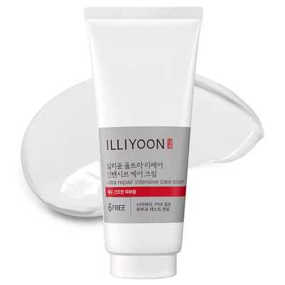 Illiyoon Ultra Repair Intensive Care Cream 200ml(6.76 Fl Oz) | Skin Moisturizing Lotion for Face and Body | Enhancing Skin Barrier Moisturizer for Dry and Sensitive Skin