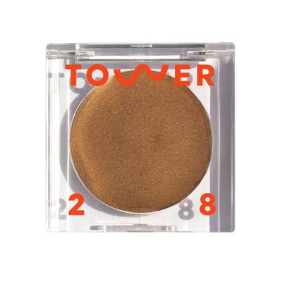 Tower 28 Beauty Bronzino Illuminating Cream Bronzer for Sensitive Skin - Moisturizing, Silicone-Free, Vegan and Cruelty-Free - Color GOLD COAST, Medium Neutral Bronze