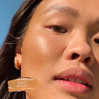 Tower 28 Beauty Bronzino Illuminating Cream Bronzer for Sensitive Skin - Moisturizing, Silicone-Free, Vegan and Cruelty-Free - Color GOLD COAST, Medium Neutral Bronze