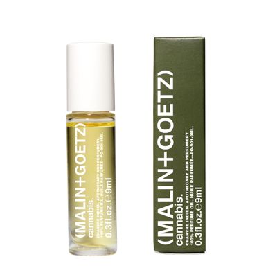 Malin + Goetz Cannabis Perfume Oil, 0.3 Fl. Oz. - Men &amp; Women Rich &amp; Earthy Scented Oil, Fragrance Oil, Roll On Mini Perfume Body Oil, Vegan &amp; Cruelty-Free