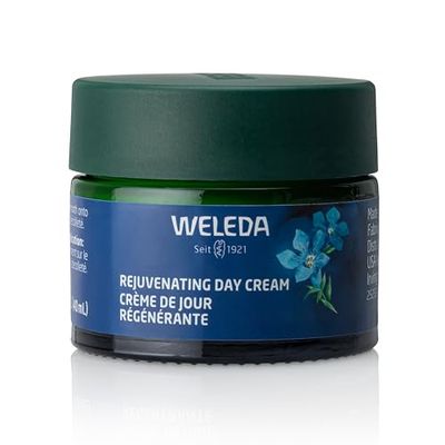 Weleda Face Care Rejuvenating Day Cream, 1.3 Fluid Ounces, Plant Rich Moisturizer with Blue Gentian and Edelweiss