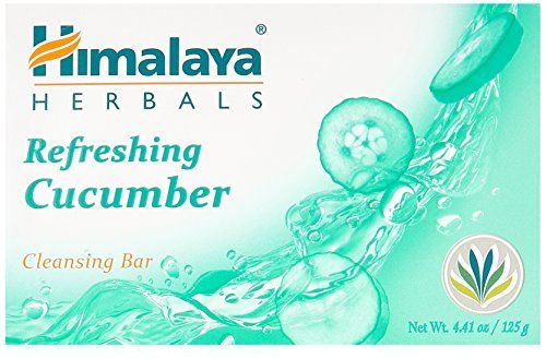 Himalaya Herbal Healthcare Refreshing Cucumber Cleansing Bar, 4.41 Ounce,6 Count