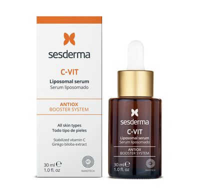 Sesderma | C-Vit Liposomal Serum | Hydrated and Radiant Skin | Antioxidant Serum | First Signs of Ageing | Pigmentation | Vitamin C Serum for Face | Professional Skincare | 30 ml