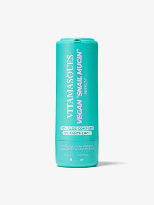 Vitamasques Vegan Snail Mucin Serum Moisturizer With Aloe Vera Complex Korean Skin Care- 1.01 fl. oz