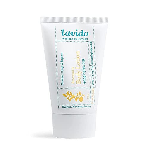 Lavido - Natural Aromatic Body Lotion | Clean, Non-Toxic Skincare (Mandarin, Orange &amp; Bergamot, 8.45 fl oz | 250 ml)