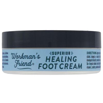 WORKMAN'S FRIEND Superior Healing Foot Cream - Intense Moisturizer - Heals Extremely Dry &amp; Cracked Skin - 2.5 ounce