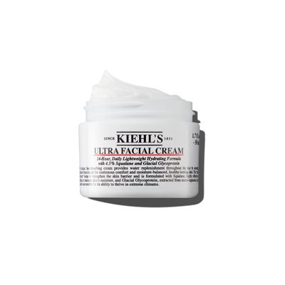 Kiehl's Ultra Facial Cream, with 4.5% Squalane to Strengthen Skin's Moisture Barrier, Skin Feels Softer and Smoother, Long-Lasting Hydration, Easy and Fast-Absorbing, All Skin Types - 1.7 fl oz Kiehl's Ultra Facial Cream, with 4.5% Squalane to Strengthen Skin's Moisture Barrier, Skin Feels Softer and Smoother, Long-Lasting Hydration, Easy and Fast-Absorbing, All Skin Types - 1.7 fl oz