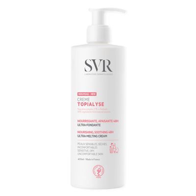 SVR Topialyse Cream With Shea Butter. Nourishing &amp; Soothing Face &amp; Body Cream For Dry Sensitive Skin. Moisturizer For Babies, Kids And Adults. Intense Hydration, 13.5 Fl.oz.