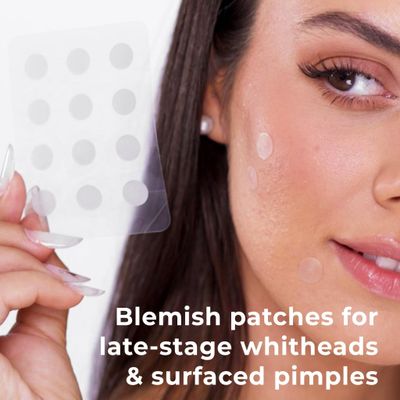 OMMA Pimple Stickers with Hydrocolloid, Acne Spot Treatment Patch | Efficient Zit Patches for Face, Acne Spot Dots for Extracting Whiteheads | Korean Pimple Patch with Salicylic Acid | 72 Zit Stickers