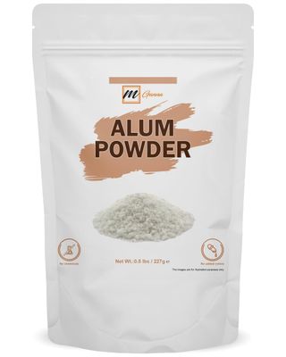 mGanna 100% Natural Alum Powder for Clear and Glowing Skin and Health 100 GMS / 0.22 LBS