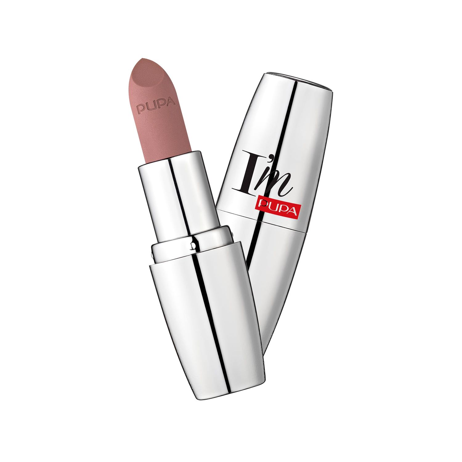 Pupa I Am Matte Pure Colour Lipstick - 010 Delicate Nude Milano for Women - 0.123 oz Lipstick