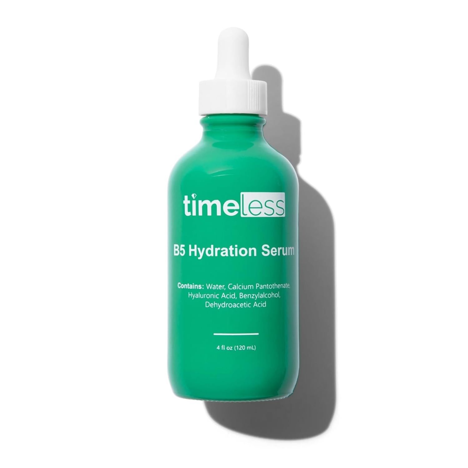 Timeless Skin Care Vitamin B5 Serum - Hydrating Face Serum with Hyaluronic Acid - Oil-Free Skin Care Serum - Supports Skin Health - Face Serum for Oily Skin - Fragrance-Free Vitamin B5 Serum - 4 oz