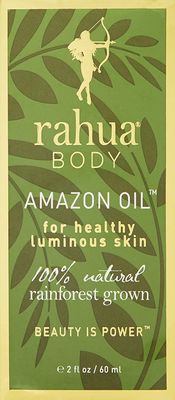 Rahua Body Oil with Vitamin C, E & Omega 3s, 2 Fl Oz, Skin Moisturizer Oil for All Skin Types, Lightweight, with Nourishing Natural, Plant-Based Derived Ingredients, Amazon Rainforest Botanical Scent