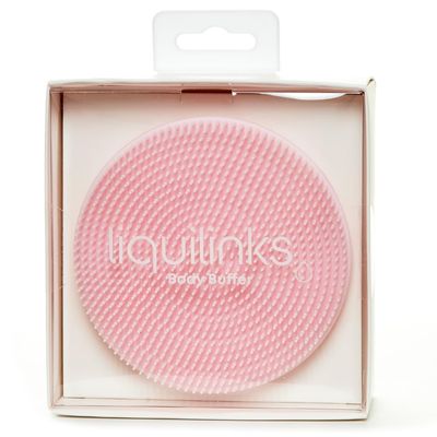 LiquiLinks Body Buffer - Bathing &amp; Washing Silicone Loofah - Spa Accessory - Essential Skincare Tool for Teen Girls Blush Pink