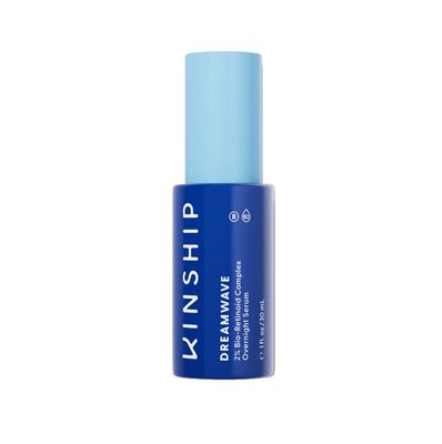 Kinship Dreamwave 2% Bio-Retinoid Overnight Renewal Serum - Retinol for Sensitive Skin - Smooth Wrinkles - Anti-Aging Niacinamide + Tranexamic Acid - Brighten, Moisturize, Reduce Redness (1 Oz)