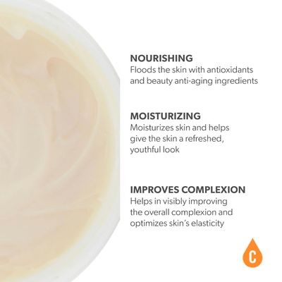 Serious Skincare - Serious-C3 Plasma Vitamin C Restore - Restoration Night Cream for Deep Hydration - Hydrolyzed Collagen - Hydrating Moisture for Face and Neck - 1.7 oz.