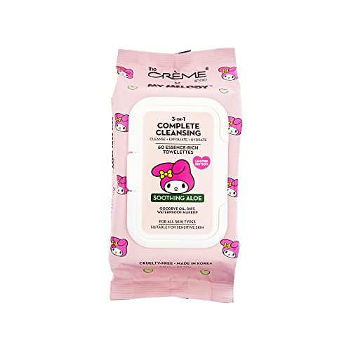 My Melody 3-IN-1 Complete Cleansing Essence-Rich Towelettes - Smoothing Aloe