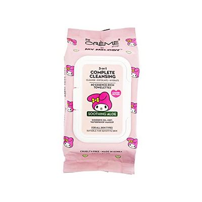 My Melody 3-IN-1 Complete Cleansing Essence-Rich Towelettes - Smoothing Aloe