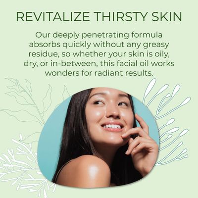 Sea-El Matcha Face Oil Skincare - Hydrating Glow Green Tea &amp; Sea Kelp Facial Oil Blend - Calming &amp; Deeply Penetrating Antioxidant-Rich Moisturizer for Women &amp; Men, Vegan, All Skin Types - 1 Fl Oz