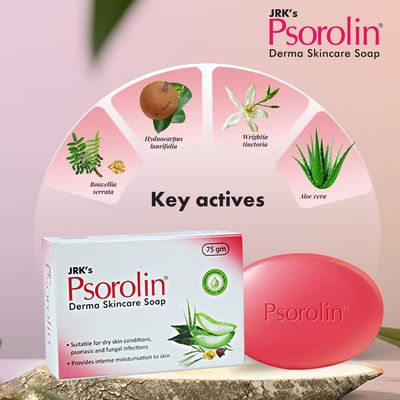 PSOROLIN Derma skin care soap 75 gm (3)