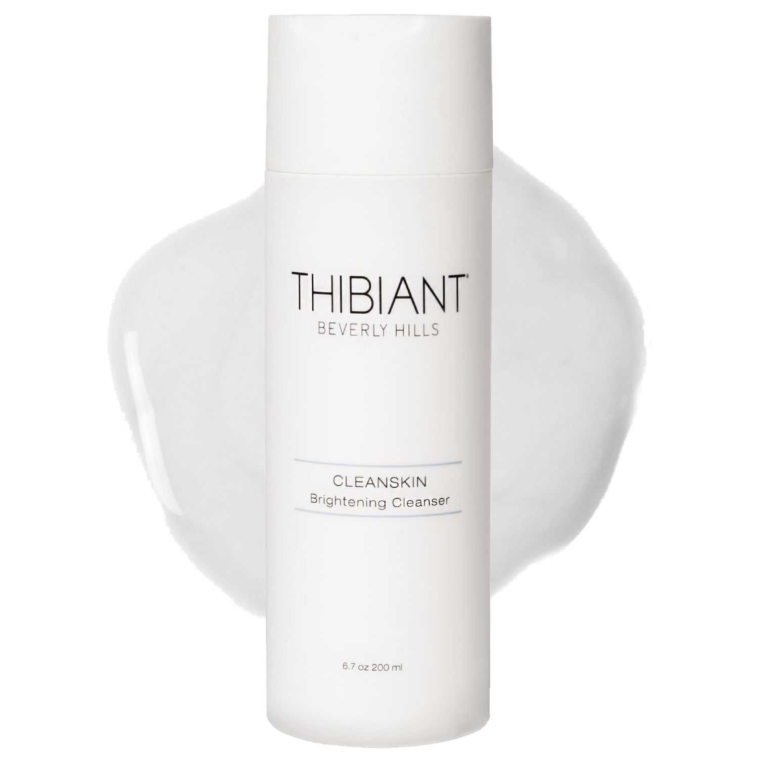 Thibiant Beverly Hills CleanSkin Brightening Gel Cleanser with Hyaluronic Acid, Face Wash for Women, Moisturizer and Exfoliating Face Wash, Removes Dirt, Oil and Makeup Paraben Free, 6.7 Oz