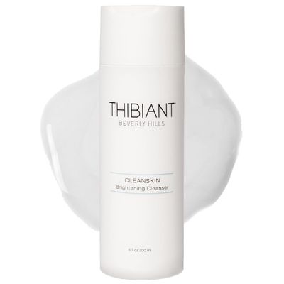 Thibiant Beverly Hills CleanSkin Brightening Gel Cleanser with Hyaluronic Acid, Face Wash for Women, Moisturizer and Exfoliating Face Wash, Removes Dirt, Oil and Makeup Paraben Free, 6.7 Oz