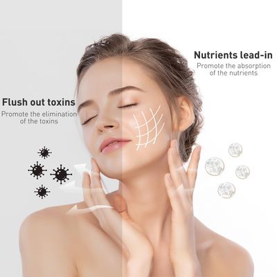 Neck &amp; Face Massager, 7-Color LED Multifunctional Facial Massager, White - Face Sculpting Tool