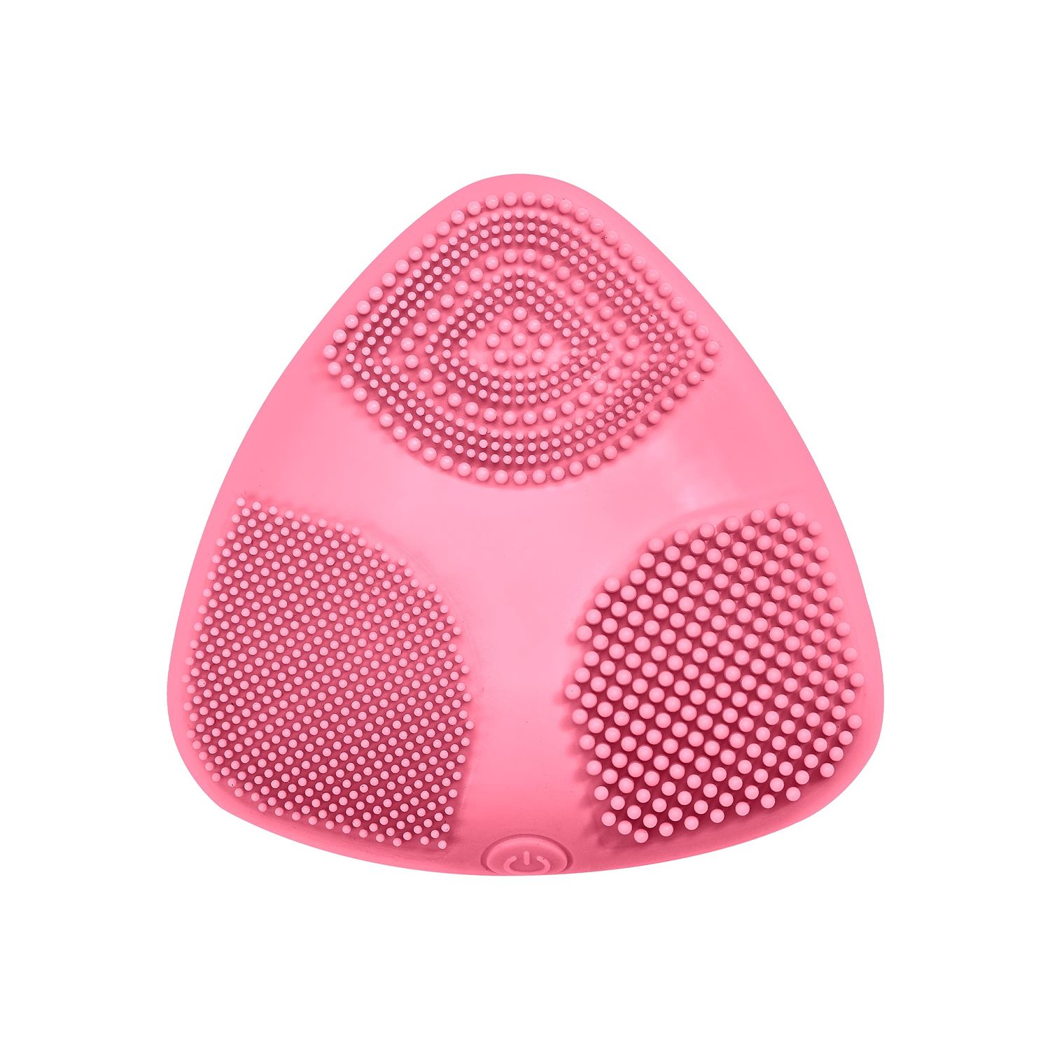 True Glow by Conair Skinpod Silicone Facial Cleansing Brush with 3 Brush Zones, Battery Operated