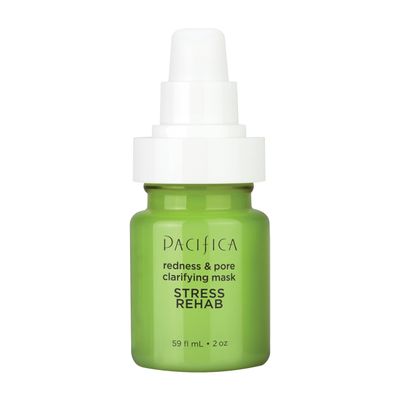 Pacifica Face Mask - Stress Rehab Redness and Pore Clarifying Face Mask, Designed to Address &amp; Neutralize Redness, Vegan &amp; Cruelty-Free, 2 Fl Oz