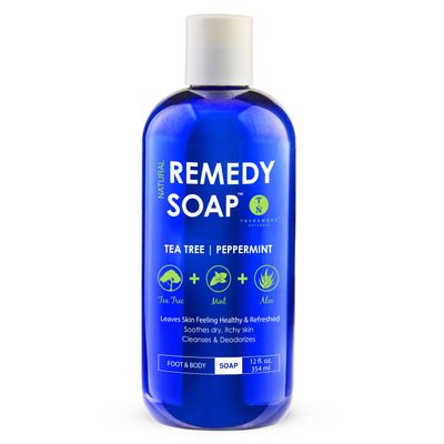 Truremedy Naturals Remedy Tea Tree Oil Body Wash - Body Wash That Helps Body Odor, Ringworm, &amp; Skin Irritations - Tea Tree Soap Body Wash (1 pk, 12 oz)
