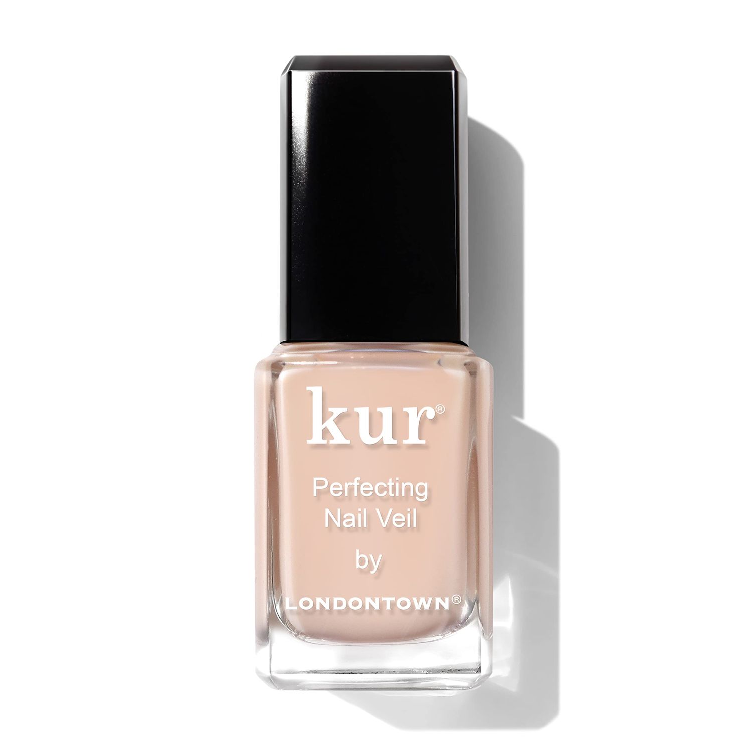 LONDONTOWN Nail Veil #1 Enhancing Nail Care Color and Formula, Apricot Beige Tint, 0.4 fl. oz.