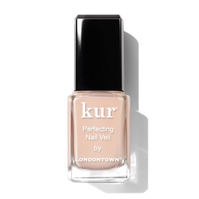 LONDONTOWN Nail Veil #1 Enhancing Nail Care Color and Formula, Apricot Beige Tint, 0.4 fl. oz.