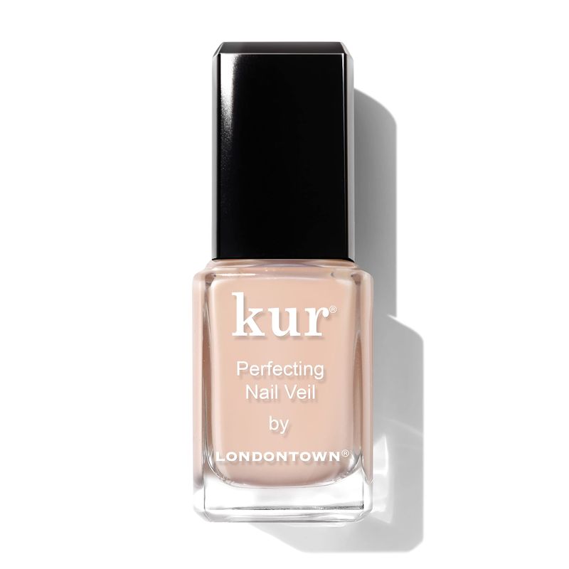 LONDONTOWN Nail Veil #1 Enhancing Nail Care Color and Formula, Apricot Beige Tint, 0.4 fl. oz.