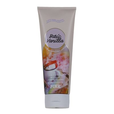 Victoria&#39;s Secret Pink Fragrance Lotion (Basic Vanilla), 8 Fl Oz (Pack of 1)