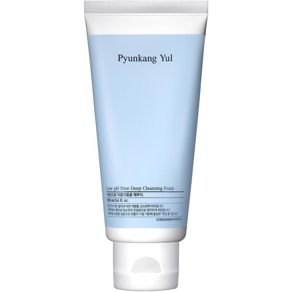 Pyunkang Yul [PKY] Low pH Pore Deep Cleansing Foam, Pore Cleanser with Fluffy Microbubbles, AHA, Witch Hazel, Zero Irritation, Korean Skincare (3.38 Fl. Oz, 100ml)