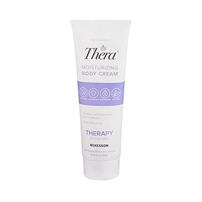 Thera Moisturizing Hand and Body Cream - Hydrating Lotion for Chapped, Fragile Skin - Lavender Scent, 4 oz, 1 Count