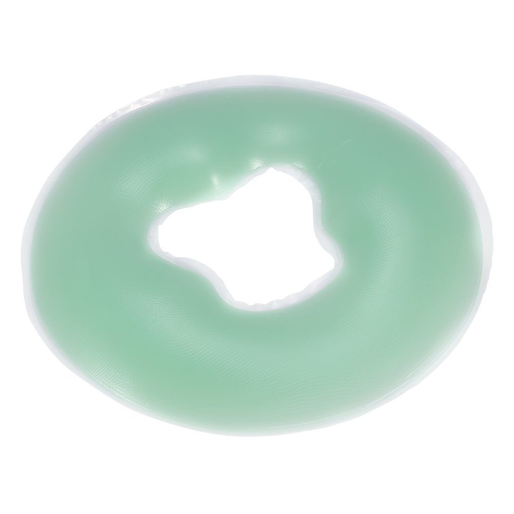 Silicone Gel Face Massage Table 4 Colors Reusable,Spa Beauty Salon Skin Care Soft Overlay Face Relaxation Soft Cushion Pillow Salon SPA Cushion(Light Green)