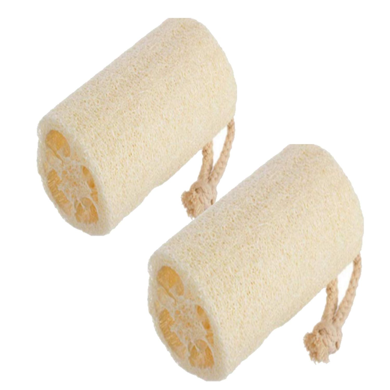 Shower loofah sponge, large exfoliating shower loofah body scrub, which can remove dead skin, suitable for men and women shower gels, body skin cleansing loofah (2 lufa packs)