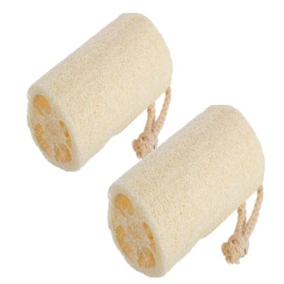 Shower loofah sponge, large exfoliating shower loofah body scrub, which can remove dead skin, suitable for men and women shower gels, body skin cleansing loofah (2 lufa packs)