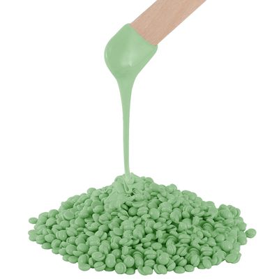 PURPLESKY Wax, 1lb Green Hard Wax Beads for Coarse Hair Removal, Waxing Beads for Bikini, Leg, Back, Face, Brazilian Wax for Women &amp; Girls, Biodegradable, All Skin Types, Unisex, Whole Body