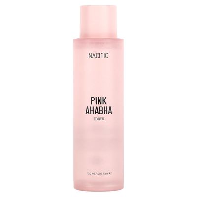 NACIFIC Pink AHA BHA Toner Watermelon extract, Glow, Moisturizing, Hyaluronic Acid 150ml, 5.07fl.oz
