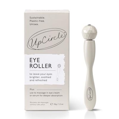 UpCircle Eye Roller 1pc - Metal + Plastic-Free - For Dark Circles + Puffy Eyes - With Cooling Effect to Boost Circulation For Healthy Glow - Sustainable + Unisex
